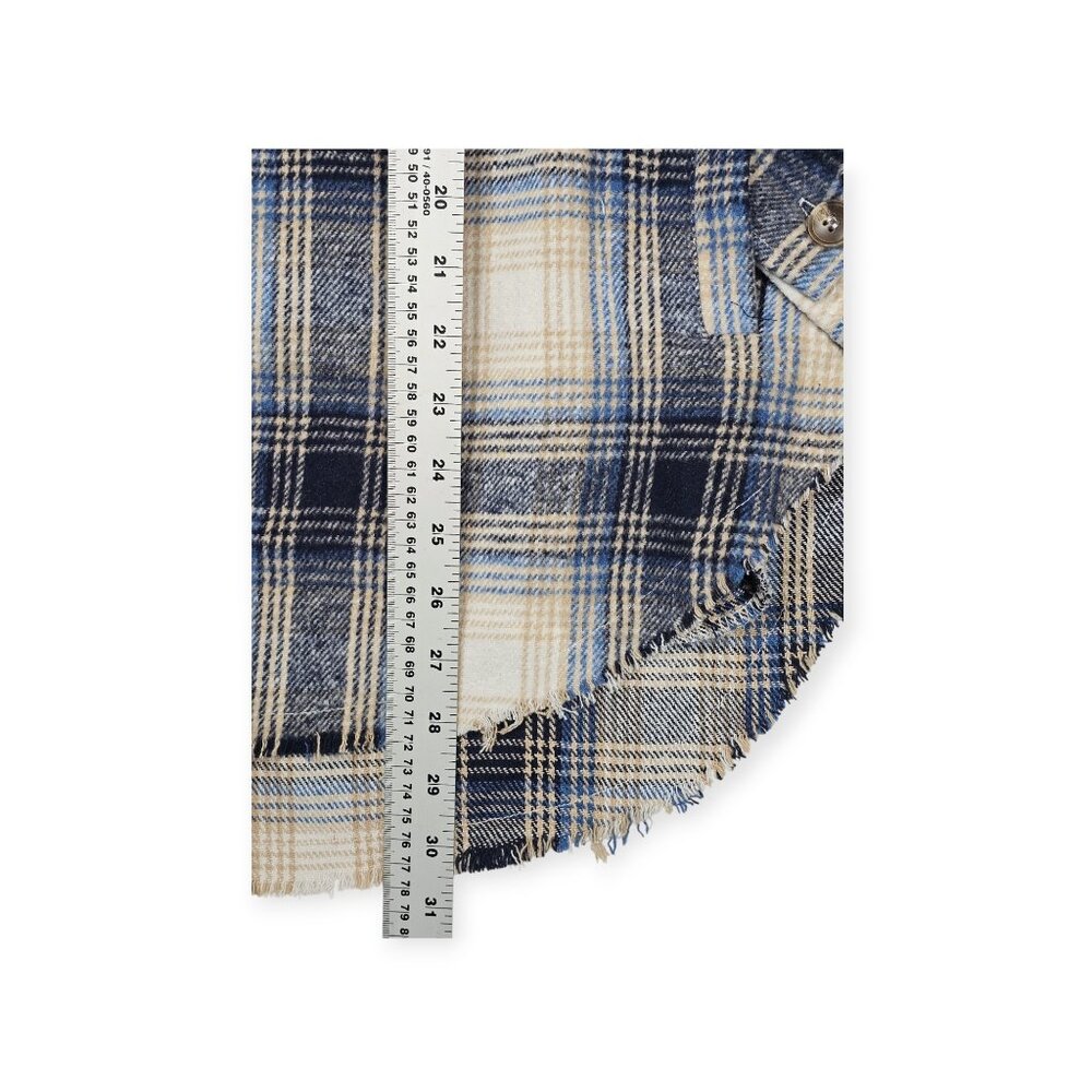 White Birch Plaid Button Down Shacket Women's Sma… - image 3